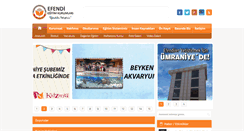 Desktop Screenshot of efendiegitimkurumlari.com