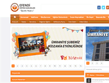 Tablet Screenshot of efendiegitimkurumlari.com